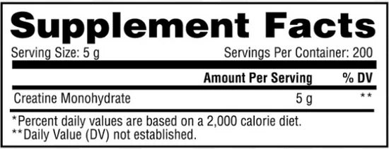 Metabolic Nutrition - Creatine Monohydrate