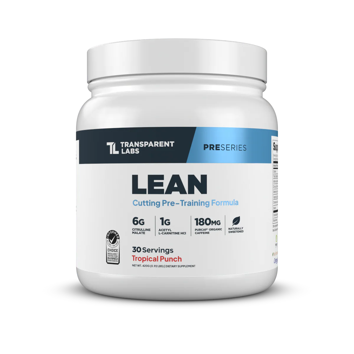 Transparent Labs - LEAN Pre Workout
