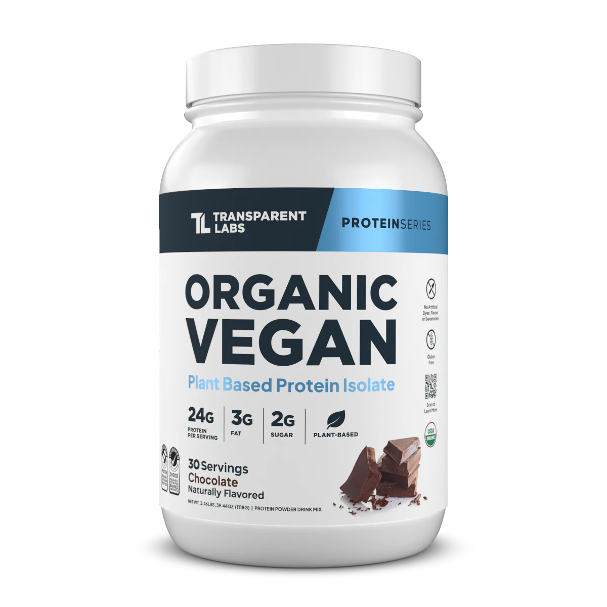 Transparent Labs - Organic Vegan Protein 2lb