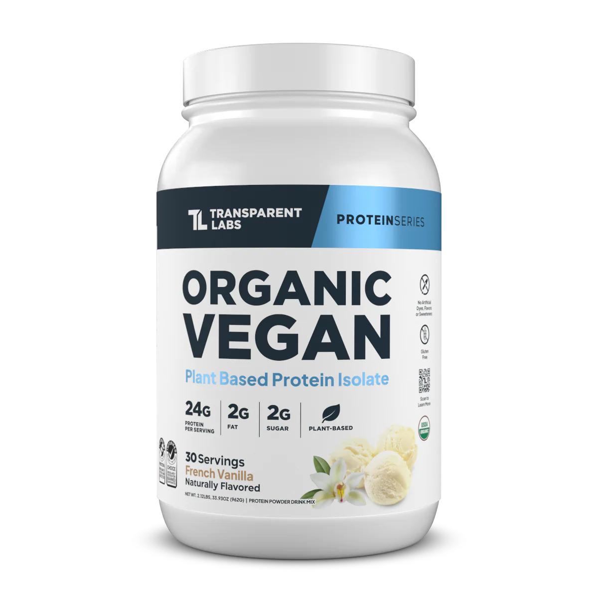 Transparent Labs - Organic Vegan Protein 2lb