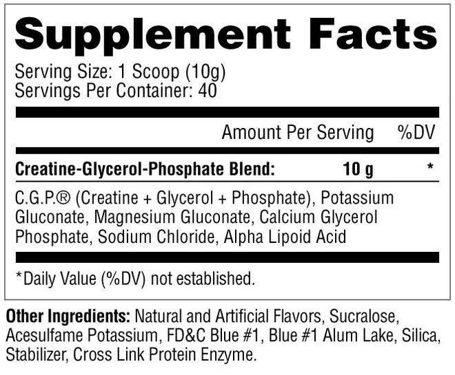Metabolic Nutrition - CGP Creatine