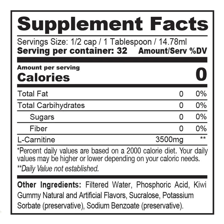 Metabolic Nutrition - L-Carnitine 3500