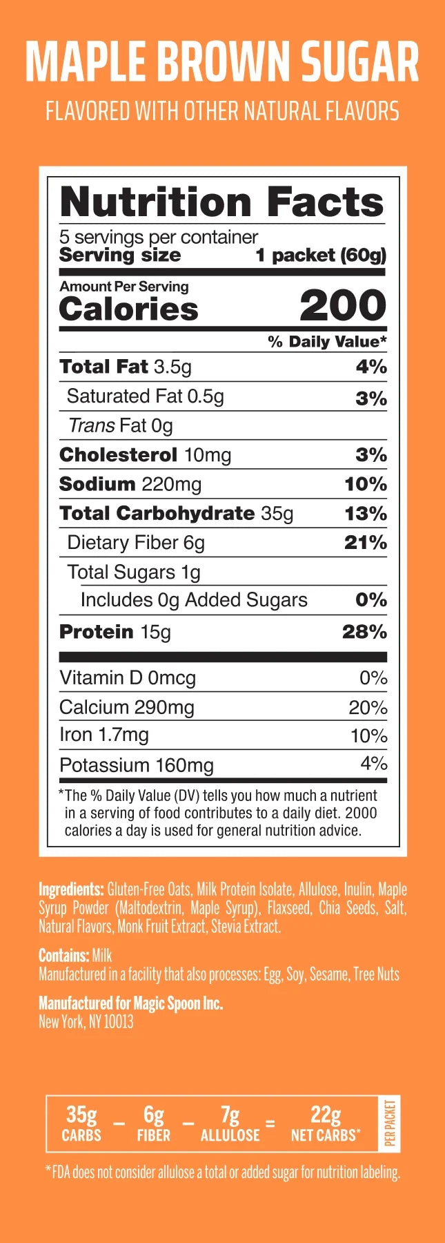 Magic Spoon Protein Oatmeal