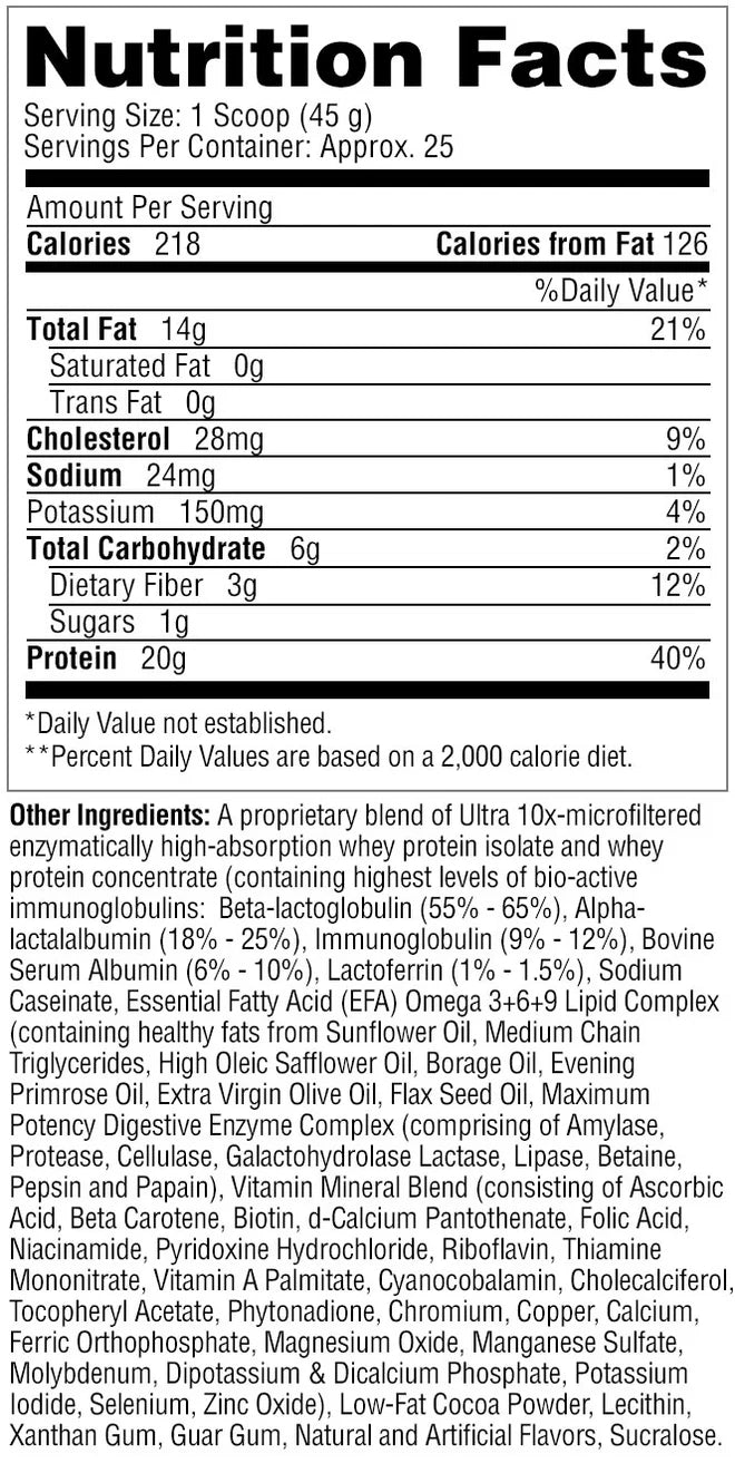 Metabolic Nutrition - MuscleLean Protein 2.5LB