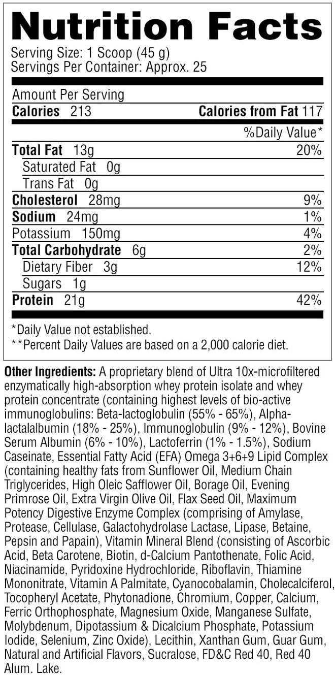 Metabolic Nutrition - MuscleLean Protein 2.5LB