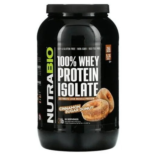 NutraBio - Whey Isolate 2LB