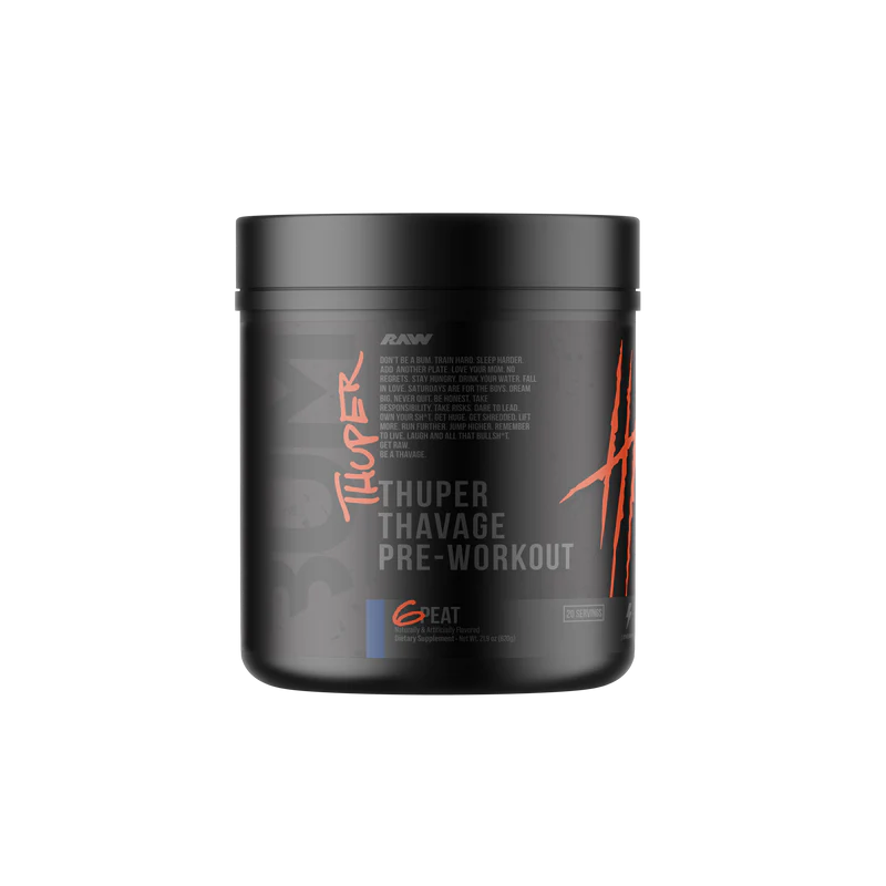 RAW - CBUM Thuper Thavage Pre Workout